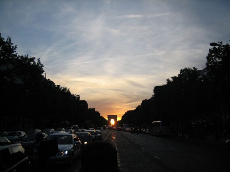 Sunset Arc de Triomphe 1