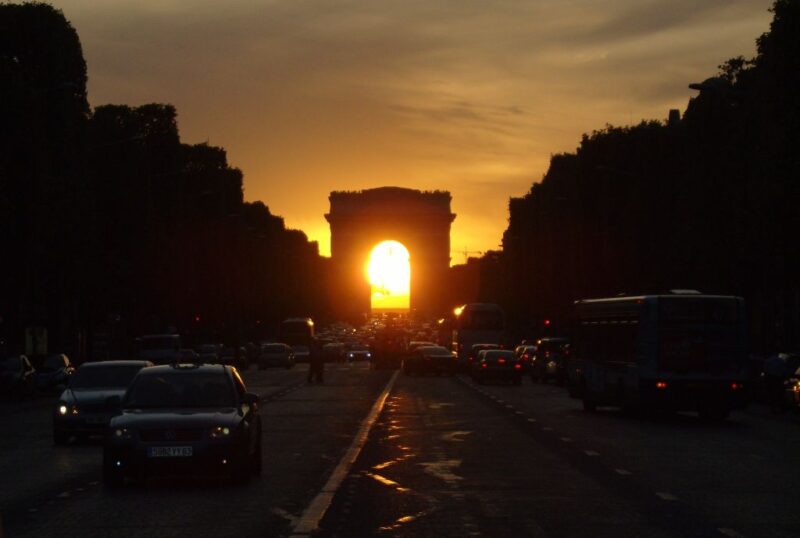 Sunset Arc de Triomphe 2