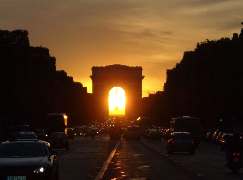 Sunset Arc de Triomphe 3