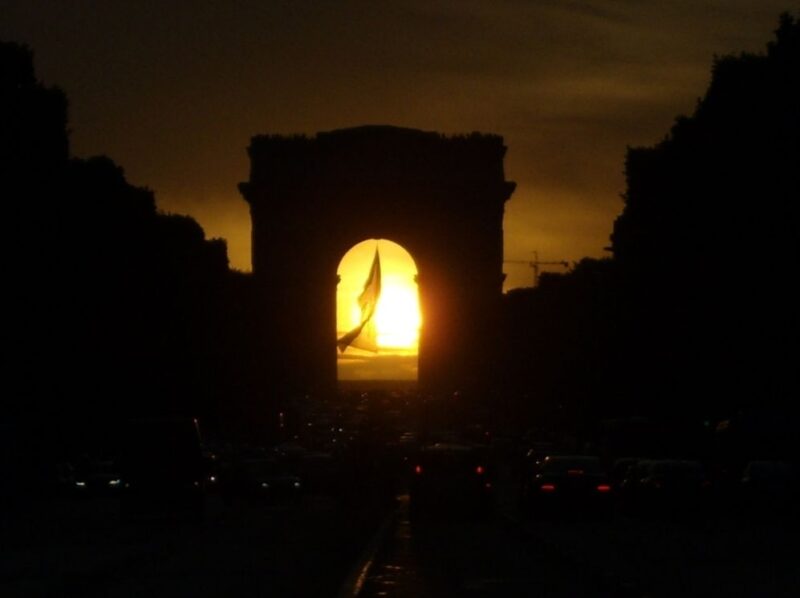 Sunset Arc de Triomphe 4