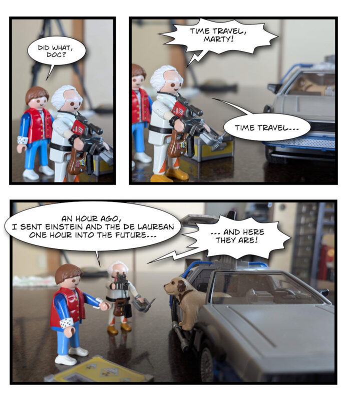 Doc Brown and Marty intro 4