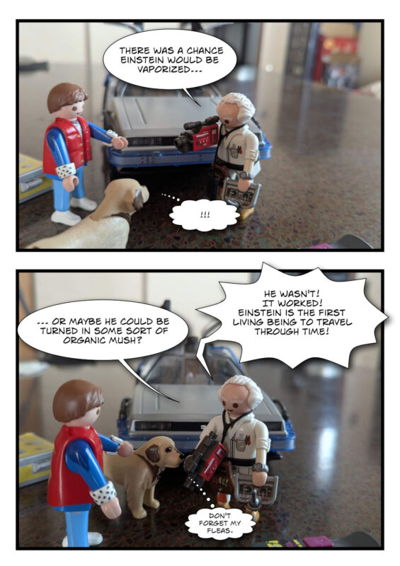 Doc Brown and Marty intro 8